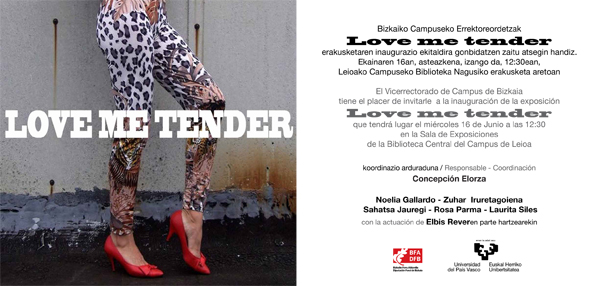 Love Me Tender. Concepción Elorza Ibáñez de Gauna